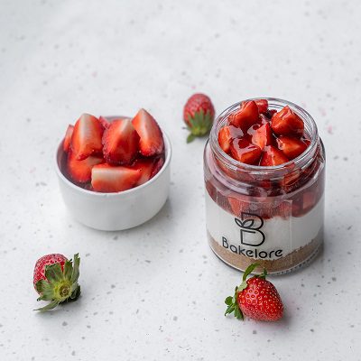 Strawberry Cheese Cake Jar