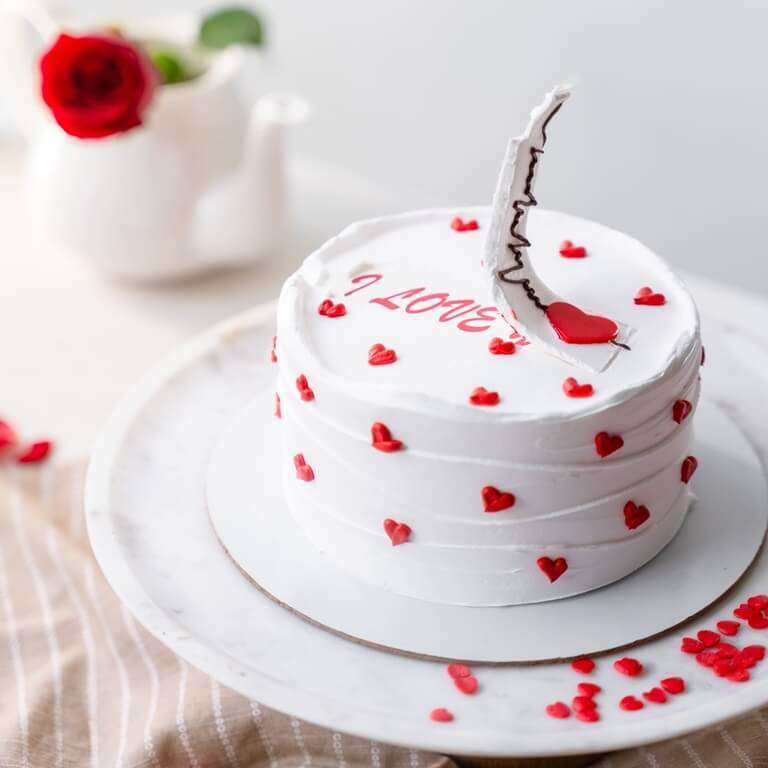 Valentine's Confession Cake